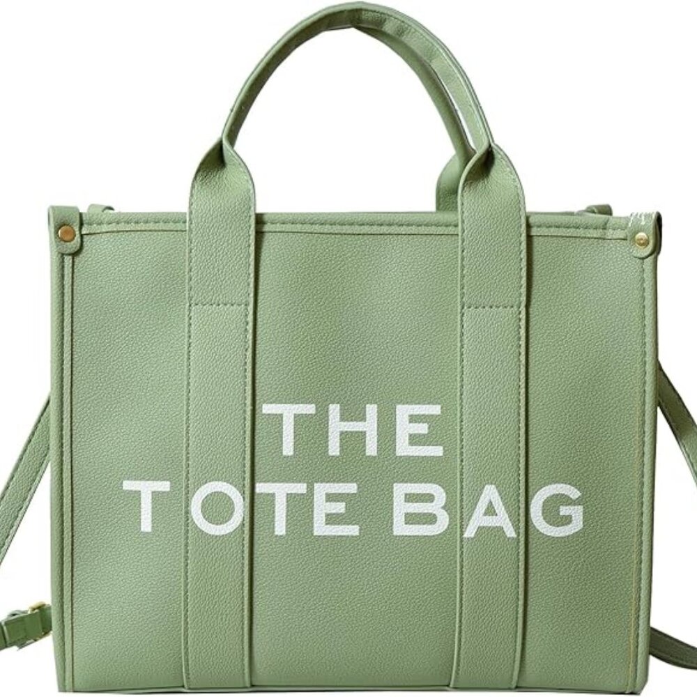 The Tote Bag for Women, Leather light green #776